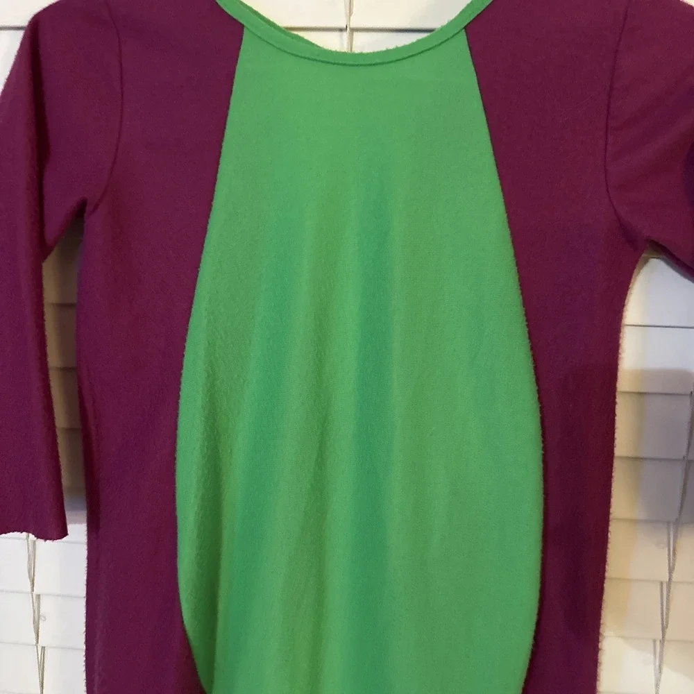 Barney Dinosaur Costume Suit‎ 1990s Vintage Youth Size 4-6 Unisex